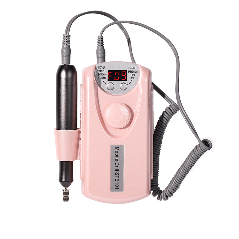 Estilo japonés máquina de pulido de uñas removedor de uñas tienda de uñas de carga especial herramienta de pelado portátil de almacenamiento eléctrico cabeza de cerámica