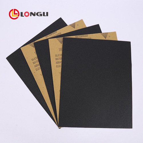 Diamond Star brand black sandpaper wholesale water sandpaper hand polished woodworking foreign trade brand 60-2000 water sandpaper