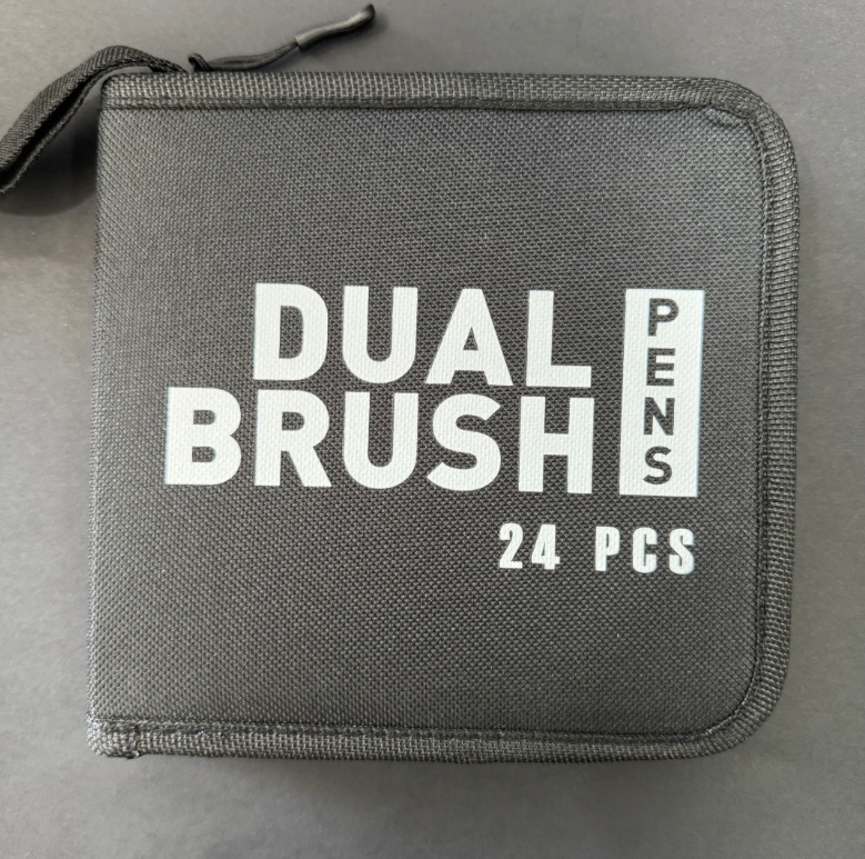 Transfronterizos de doble cabeza de acuarela pincel de galpón de pintura de arte infantil colorido graffiti lavable con agua con cabeza suave acuarela pincel