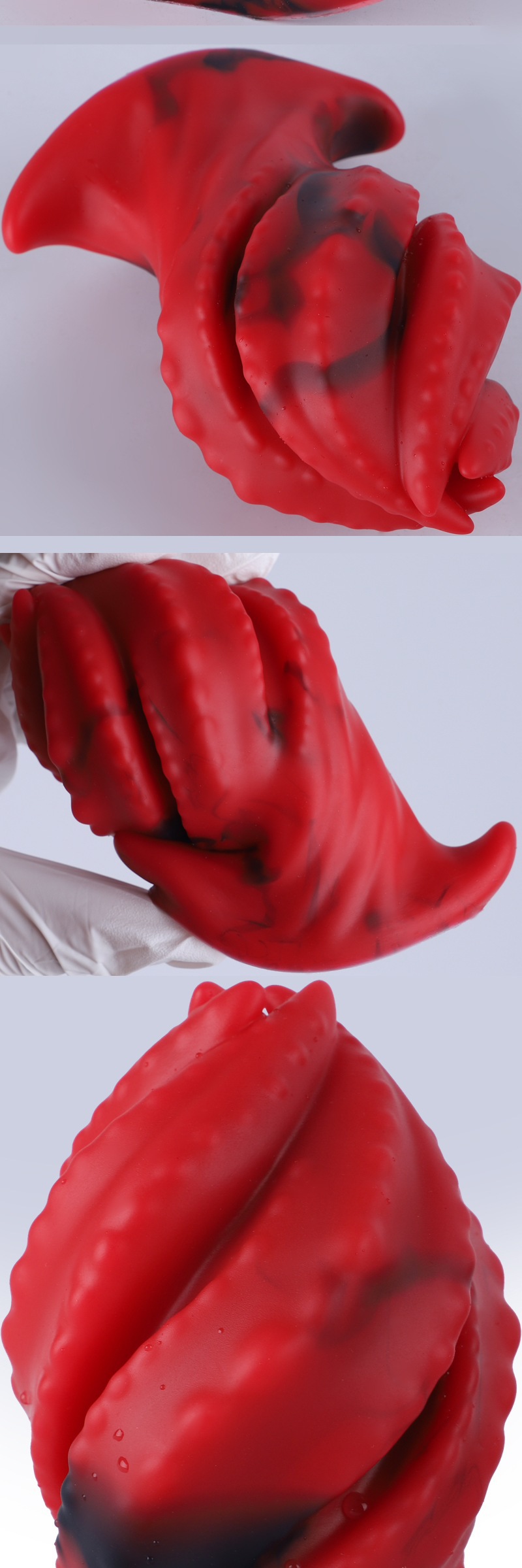 Plug anale in silicone con spine morbido e indossabile_voghion.com