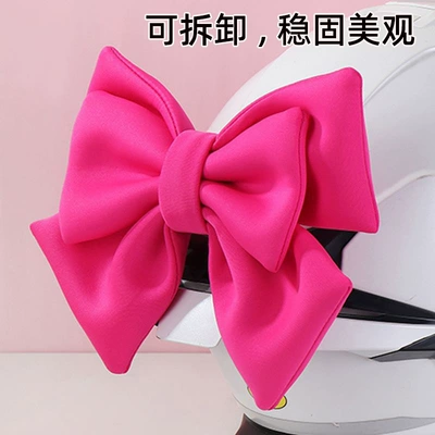 Motosiklet dəbilqələri bow, quick-release bracket design, detachable - rose-red-quick-release-model