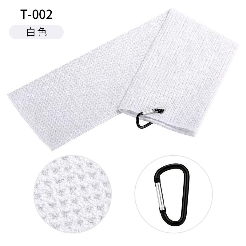 Venta caliente transfronteriza Toalla de limpieza de golf delicada Toalla de gancho trapo Club limpie fuente de fábrica de entrega de una sola pieza