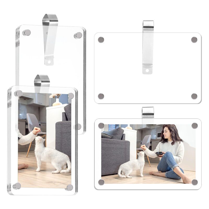 Cross-Border Best-Selling 4-Piece Set of Acrylic Sun Visor Car Photo Clip Holder Polaroid Instant Photo Frame 2 Cross-Border Best-Selling 4-Piece Set of Acrylic Sun Visor Car Photo Clip Holder Polaroid Instant Photo Frame 2