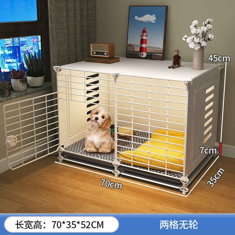 大型犬专用狗笼加粗加固子小型犬家用室内狗窝厕所一体冬天保暖狗|undefined