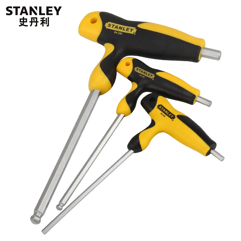 Шестигранный ключ Stanley, ручка, отвертка, 3/4/5/6/8 мм