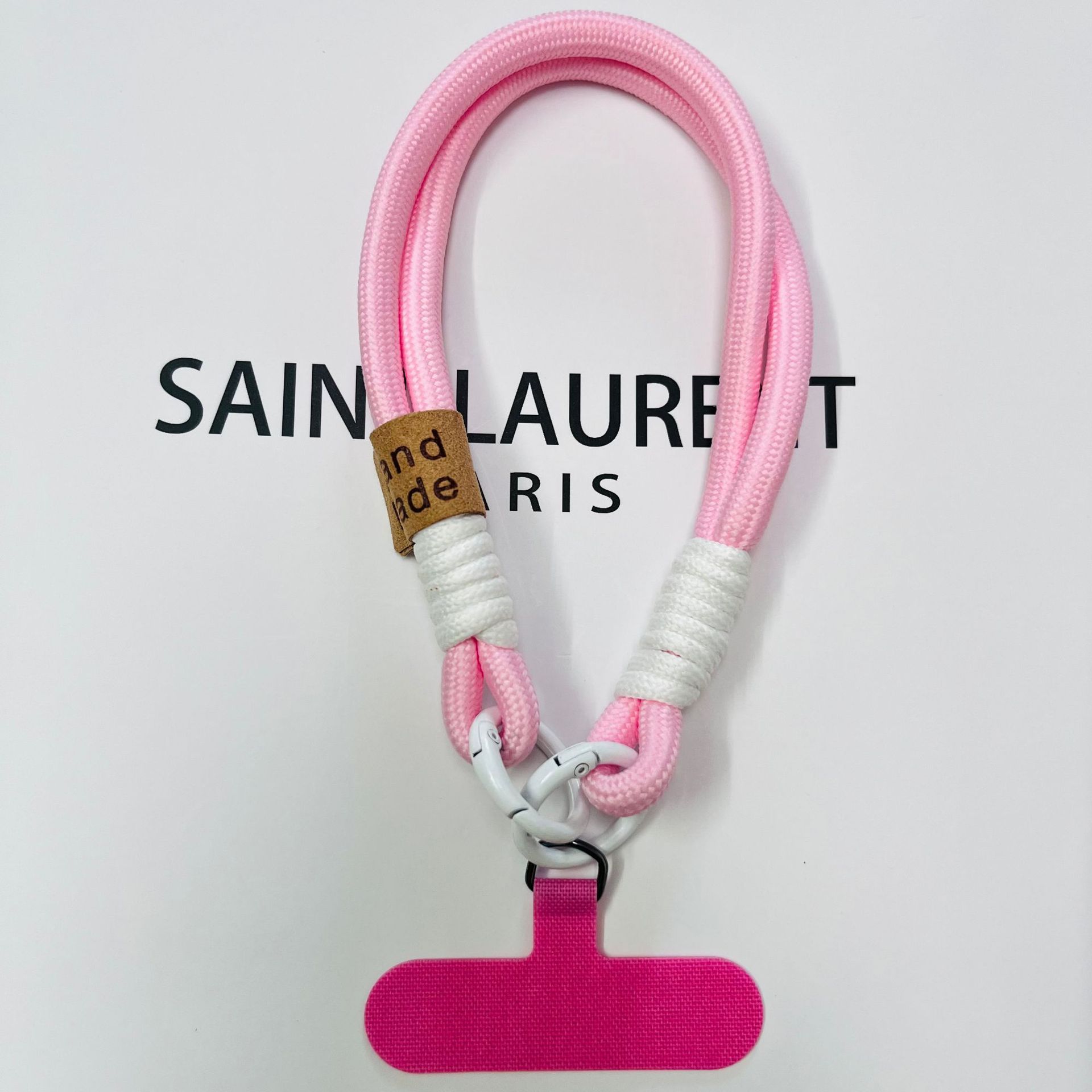 핑크색 밧줄 + 웃는 얼굴 + 스페이서