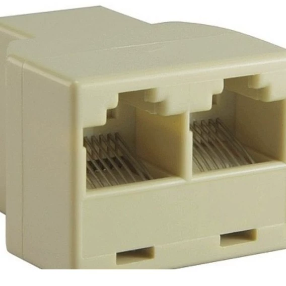 RJ45 CAT5/6 порт Ethernet кабеля 1 в 2 переходник-коннектор для ПК