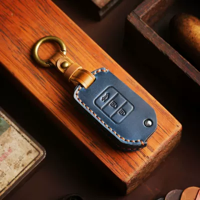 key protective leather cover, Car key bag