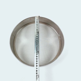 Wholesale Stainless Steel Flour Sieve Round Stainless Steel Sieve Sample Sieve Experimental Sieve 27 Single Large Flour Sieve Five Yuan Store