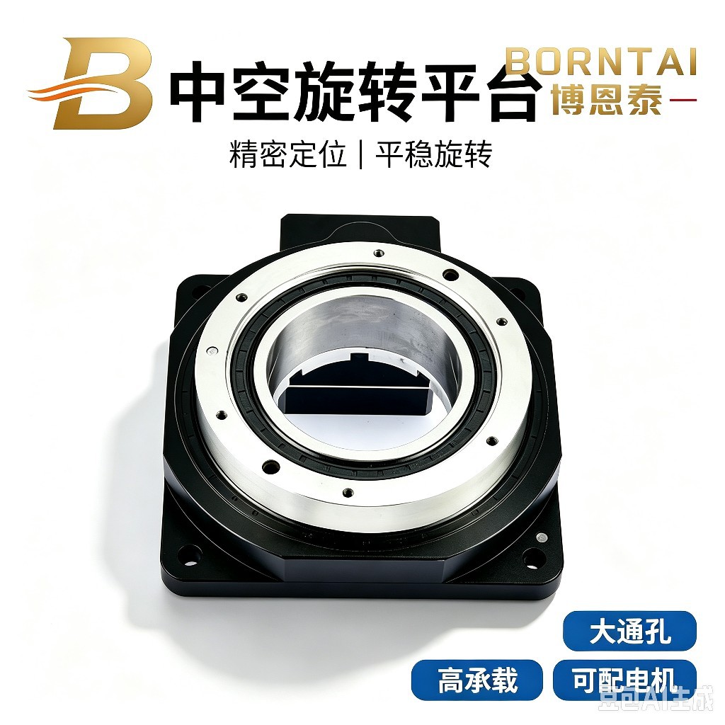 130型中空旋转平台M130-10内孔62MM配伺服/步进电机厂价直销包邮