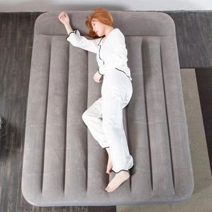 Inflatable Bed Thickeneded Household Single Outdoor Portable Foldableing Air Bed Double Bed Air Mattress Comfortable Lazy Bed