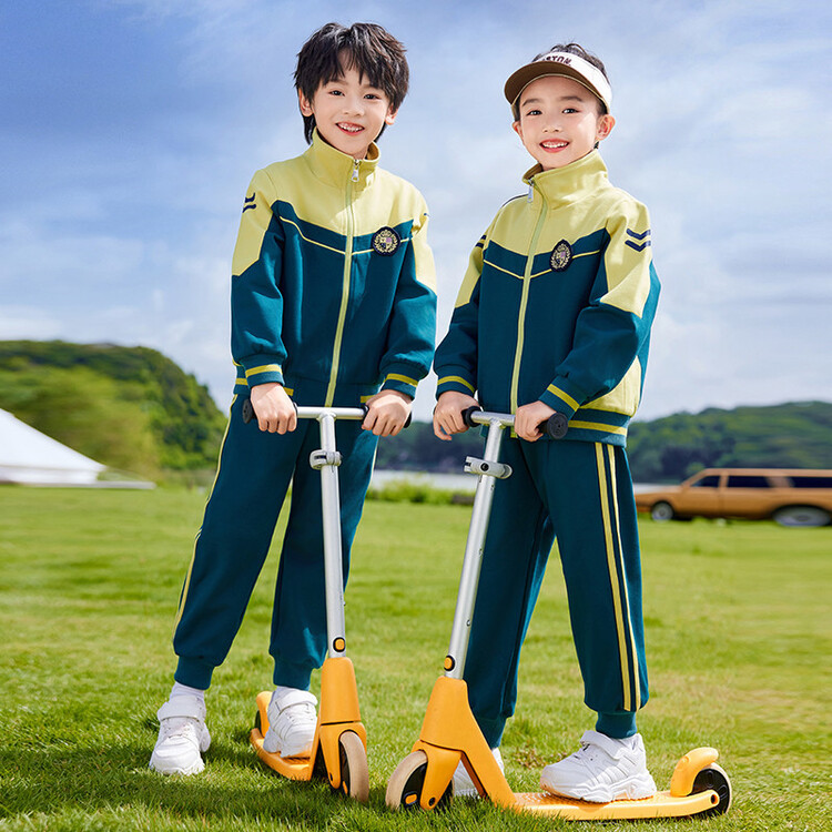 中小學生校服春秋套裝英倫風兒童班服運動服幼兒園畢業園服春秋裝