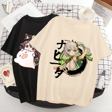 Genshin Impact T Shirt Kawaii Hu Tao Graphic Tees Xiao Kaede