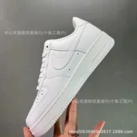 Putian AF1 Air Force One чисто белые низкие кеды для пар в одном стиле, белые повседневные универсальные модные спортивные кроссовки