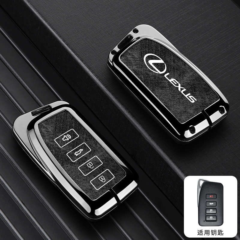 모델 B 4버튼 데님 패턴 [건쉘 블랙 가죽] 싱글 쉘