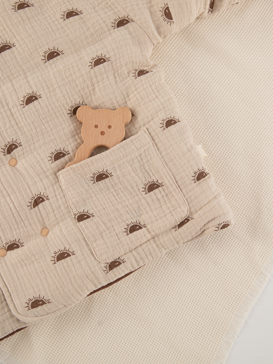 Ropa acolchada de algodón para niños de estilo europeo y americano engrosada ropa acolchada para niños y niñas Bebé ropa acolchada de algodón de doble cara otoño e invierno abrigo grueso