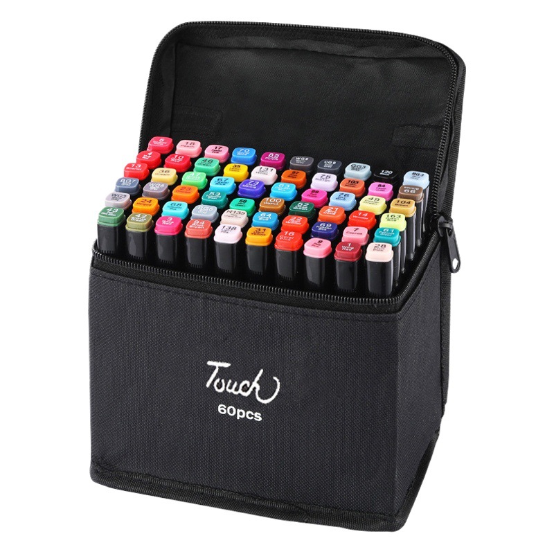 Marker Pen Set Genuine touchraven Oily Alcoholic Double Head Quick-drying Painting Students Children's Art