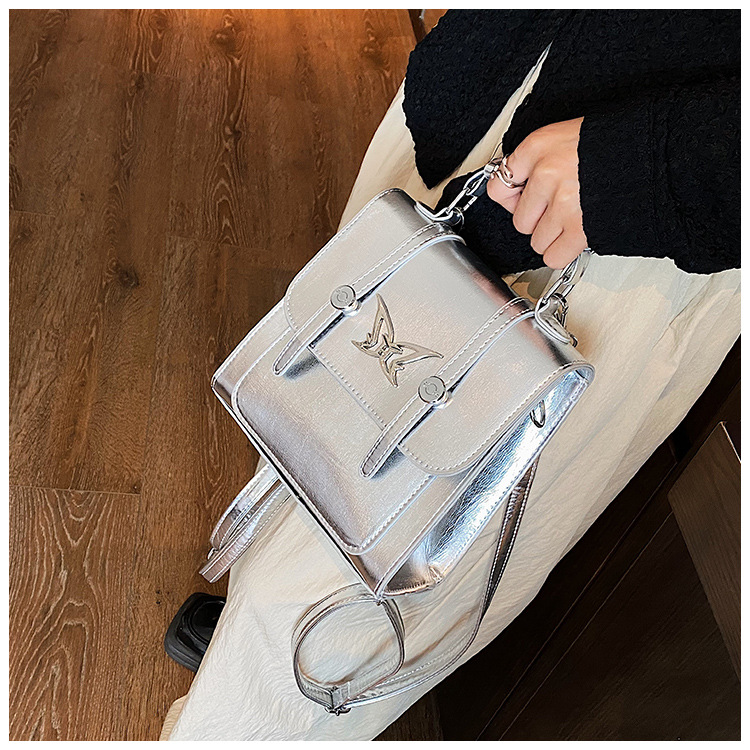 2023 Nuova borsa da donna di vendita calda Farfalla Hardware in metallo bianco Zaino a tracolla singola Borsa da donna Spicy Girl Millennium 2KY_voghion.com
