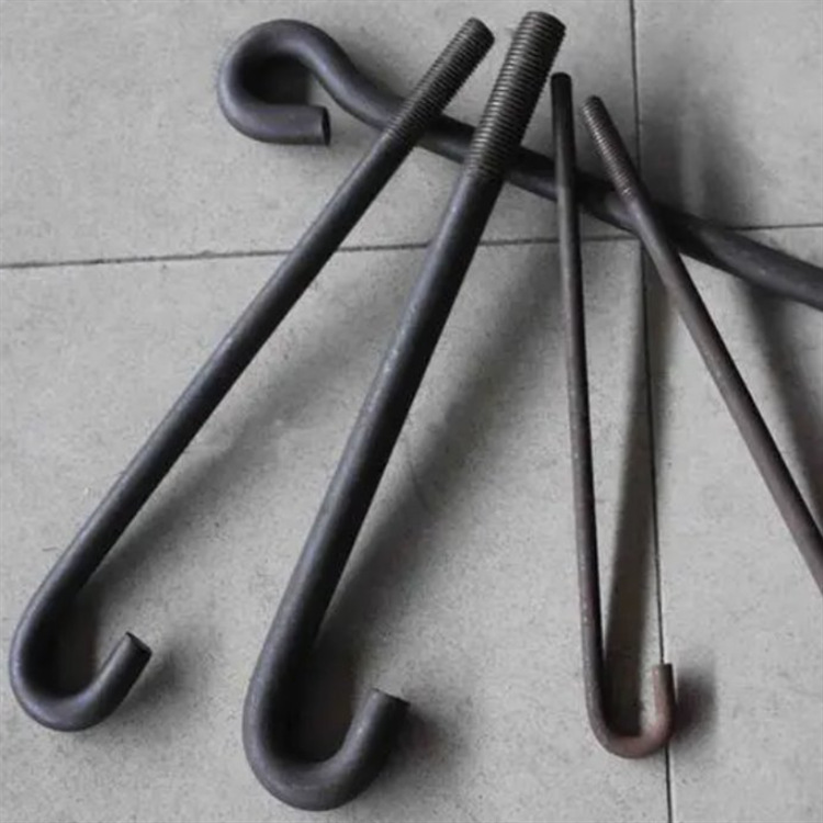 Fabricante de procesamiento de 7 caracteres 9 caracteres perno de anclaje piezas incrustadas tipo L perno de anclaje incrustado perno de grúa torre