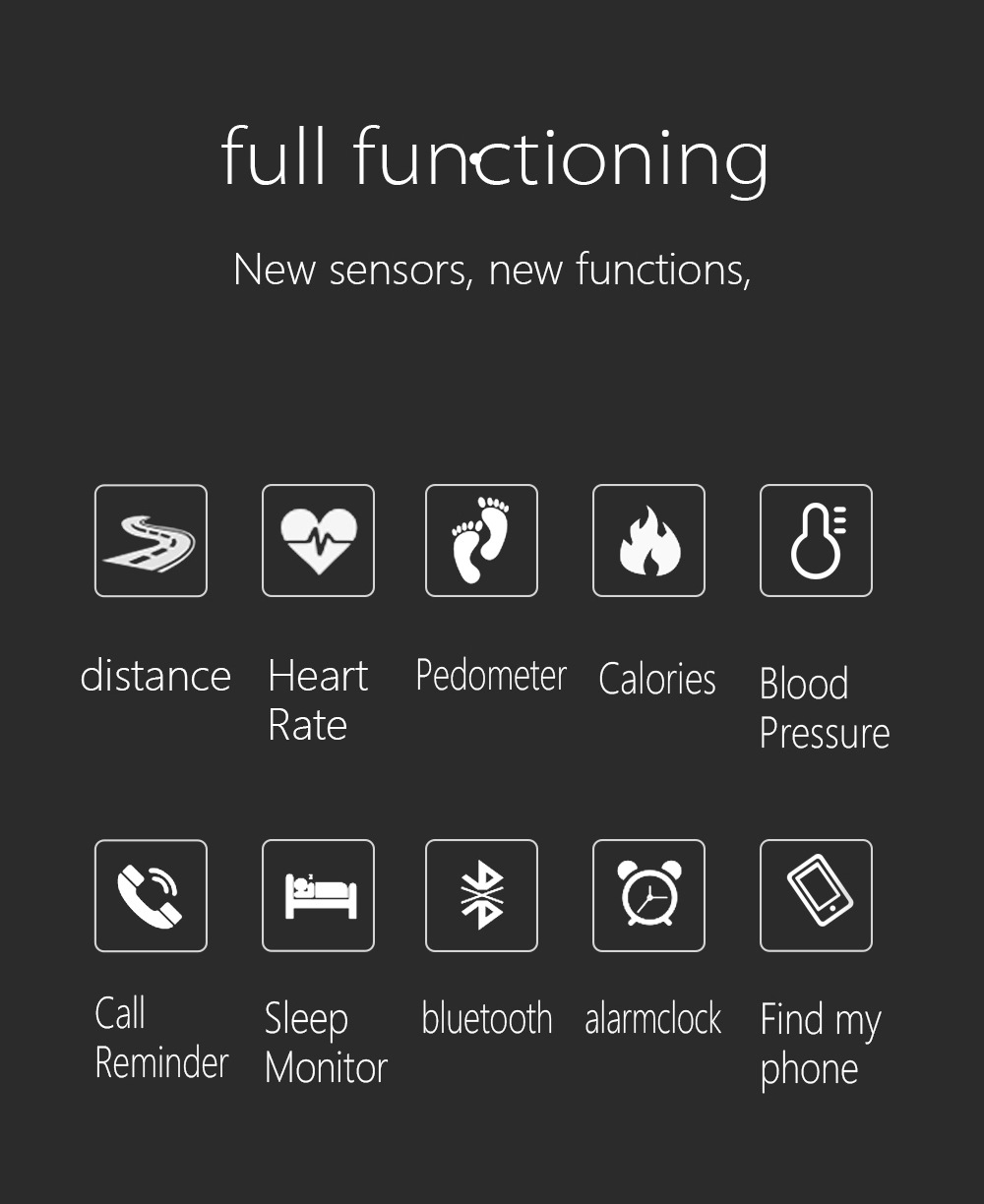 Smart Bracelet With Colour Screen And Information Reminder_voghion.com