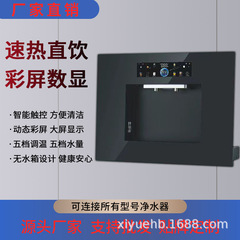 新型現物埋め込み式直浄水器超薄冷熱浄水器逆給水ライン機浄飲一体機