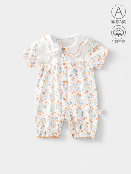 Children's summer thin cotton summer clothing girl's for early age