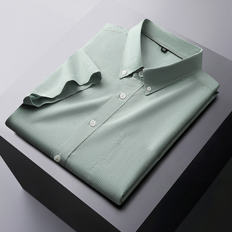 男式夏季新款加肥加大码短袖衬衫胖哥商务休闲棉麻衬衣肥佬男装薄