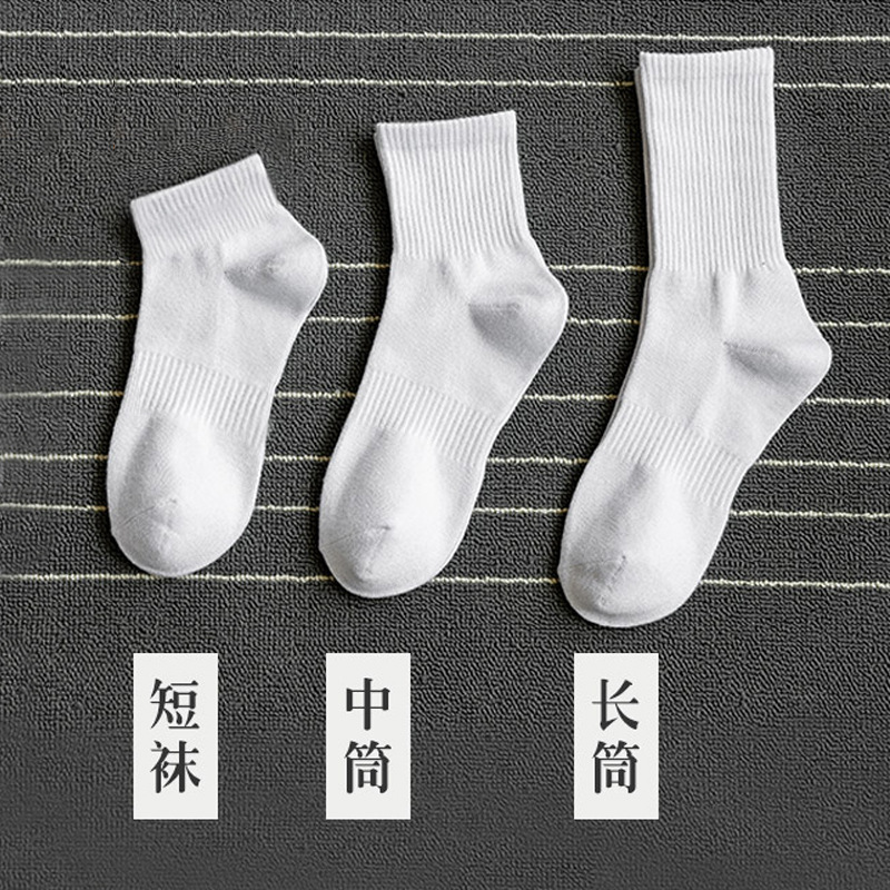 짧은 양말 흰색