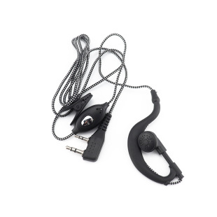 Flower line woven walkie-talkie earphone line Intercom telephone universal high-end ear-mounted anti-pull headset baofeng 5R