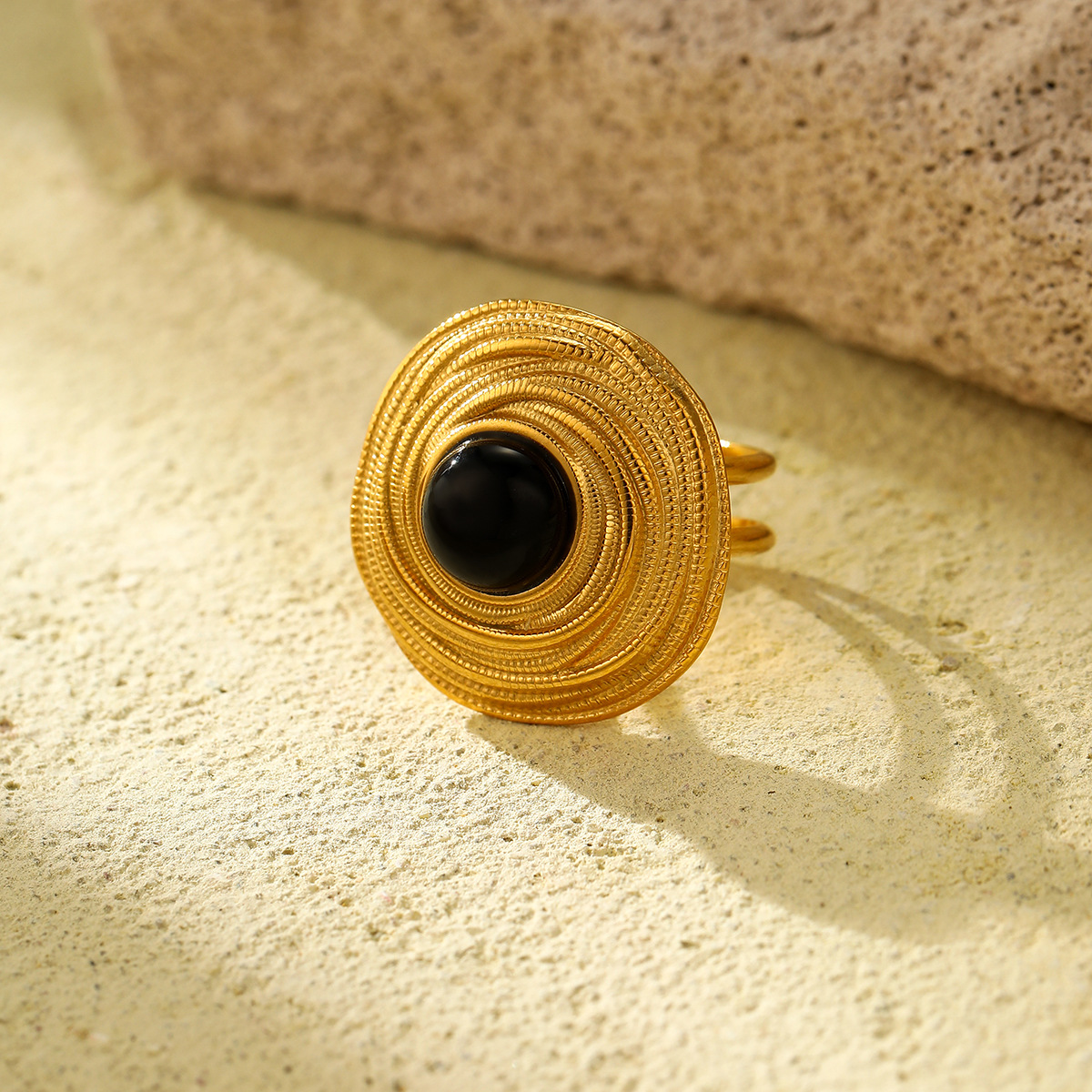 Vintage Eye Of Horus Open Ring For Women Sterling Silver Style_voghion.com