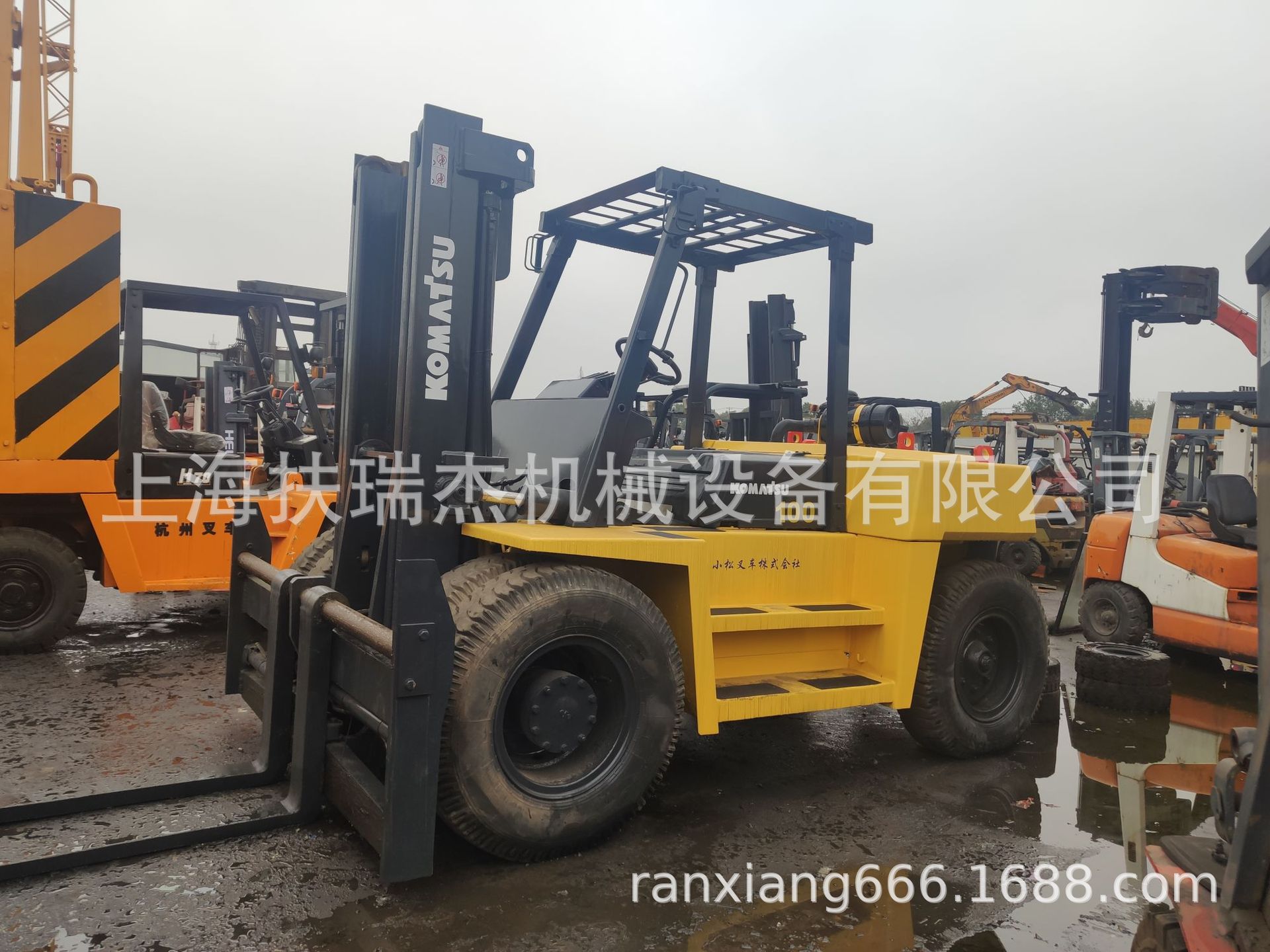KOMATSU小松10吨二手叉车 小松6吨7吨80吨9吨10吨叉车