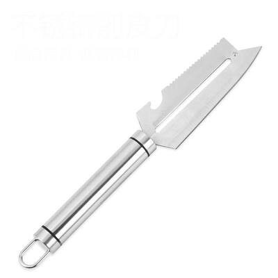 不锈钢削甘蔗皮刀菠萝刀切甘蔗刨皮刀打皮刮皮削皮器|ms