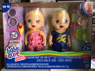 baby alive淘气宝贝甜蜜辅食宝宝培养玩具过家家情感养成玩具