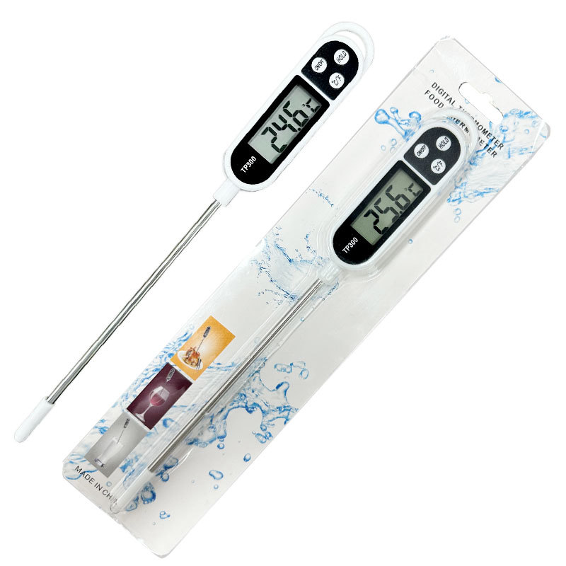 TP300 sonda de acero inoxidable tipo termómetro de alimentos domésticos tipo bolígrafo termómetro de cocción de leche image 6