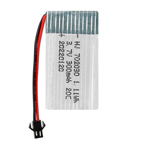Wholesale 3.7V 300mAh model aircraft battery 20C high rate polymer lithium battery 702030 drone accessories