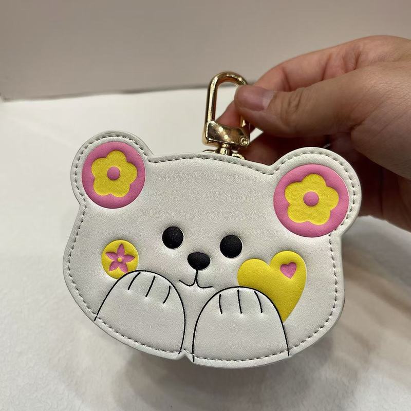 mini老花柴犬小狗托腮小熊airpods耳机包挂饰 口红钥匙扣包包挂件|undefined