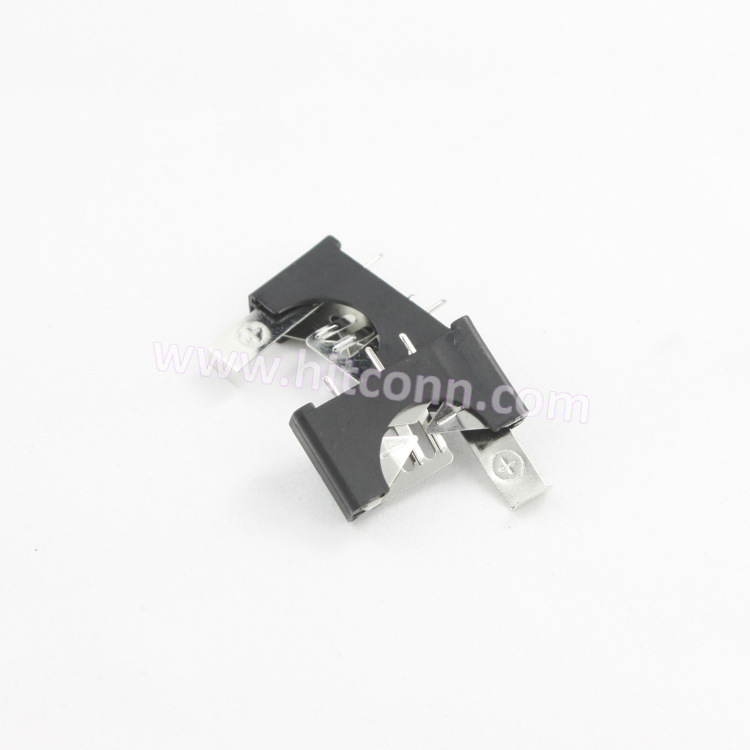 CR2032-5-2电池座，纽扣电池座，立式纽扣电池座，CR2032纽扣电池