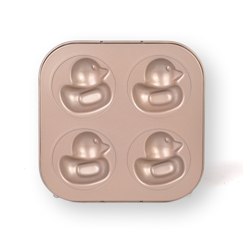 Baking baking pan golden duck shape carbon steel non-stick duck oven mold carbon steel non-stick cake mold