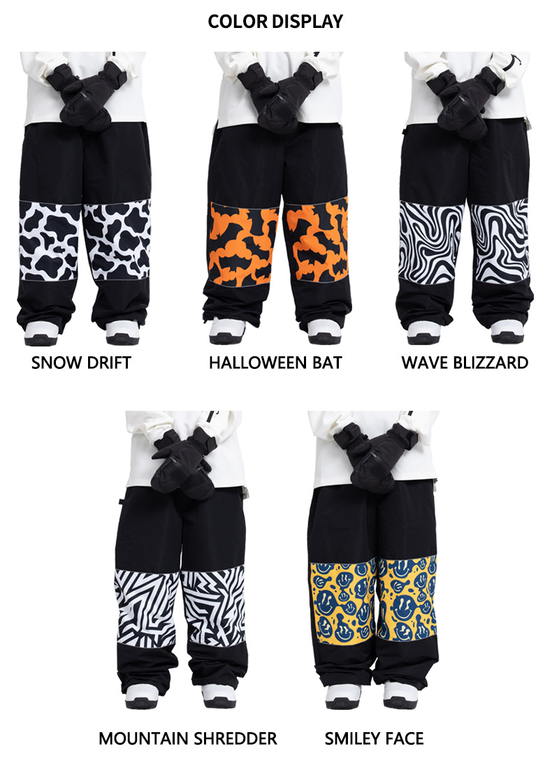 001 SNOWVERB American Snowboard New Ski Pants Export Women Winter Couple Same Style Waterproof Windproof Professional Warm_voghion.com