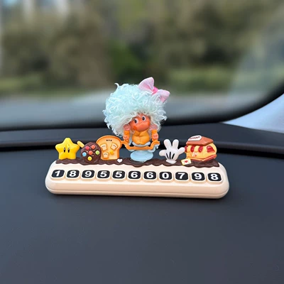 Model Star-Shaped Car Phone: Nömrəli dayanma kartı - listen-send-five-sets-of-numbers
