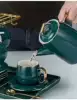 Round straight green oil single pot