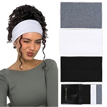 C 90155 Wide Edge Solid Color Sport Headband �����˶�����