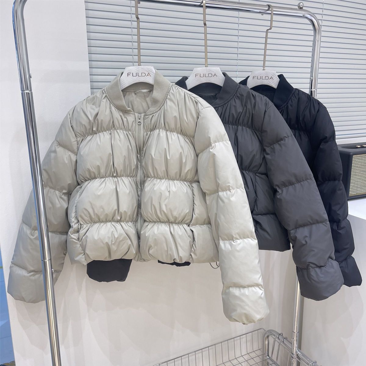 韩系短款棉服女2024年冬季新款加厚小个子设计感棒球服外套潮流