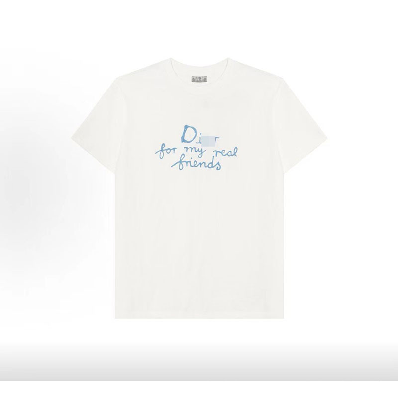 Cross-border·Correct Version·High-Quality Version·DiJia Round Neck Pure Cotton Loose Casual Versatile Short Sleeve T-Shirt ins