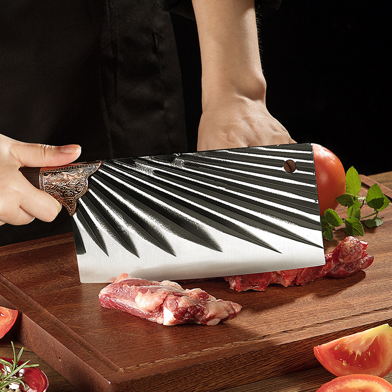 Cuchillo de cocina de varios estilos de Jianghu forjado a mano cuchillo de cocina de doble uso cuchillo de corte de carne cuchillo de corte de hueso cuchillo de corte Yangjiang