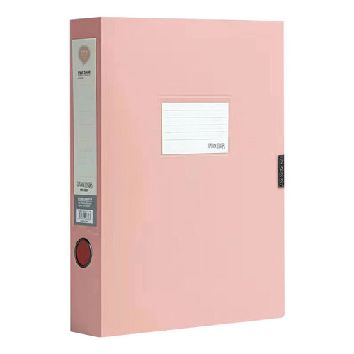 Morandi file box 55mm thick plastic file box storage information box folder document large capacity office