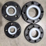 塑料沟槽卡口内丝法兰2寸DN50,2.5寸DN65,3寸DN80,DN100