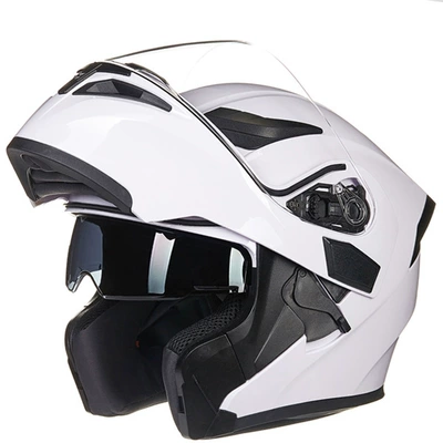 exposed helmet DOT ECE, Motorcycle Safety Supplies - white-m