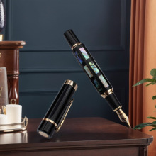 深圳20年笔厂客制化生产各类商务礼品笔高档贝壳笔全铜金属钢笔