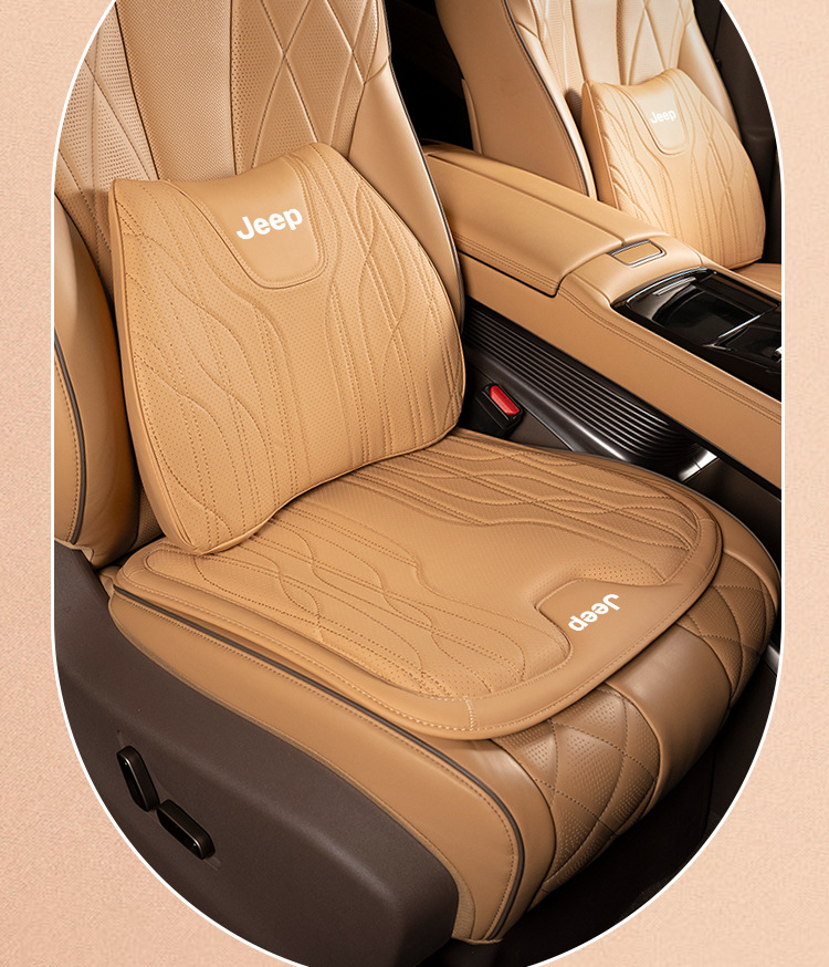 Suitable for Jeep Liberty Lightman Compass Jeep Wrangler Grand Cherokee Car Seat Cushion Headrest and Waist Support